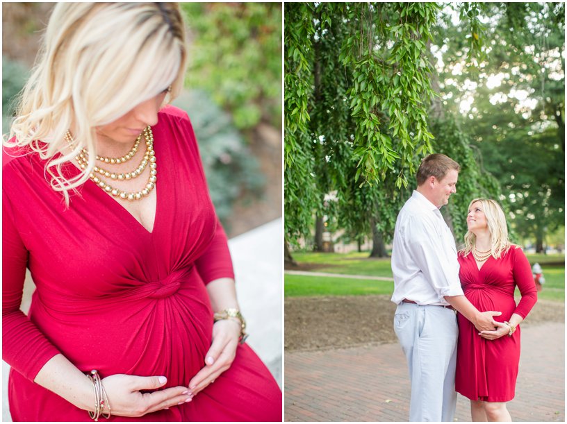 baby bump what to wear red dress