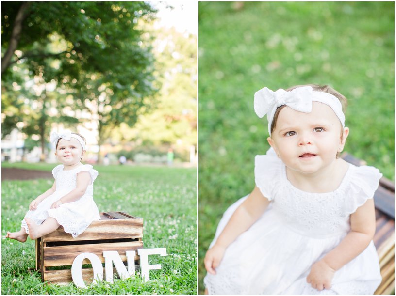 first birthday photo shoot downtown raleigh 