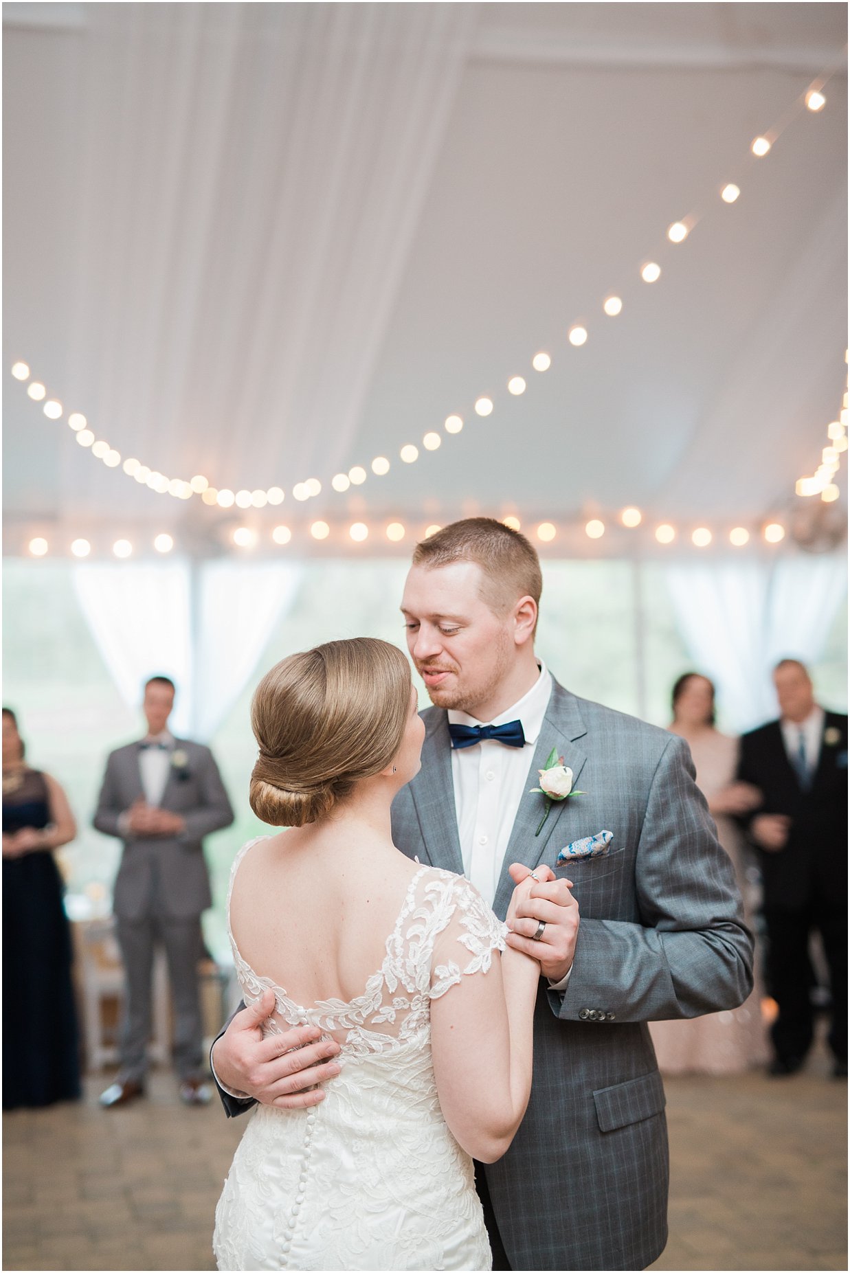 first dance white tent 