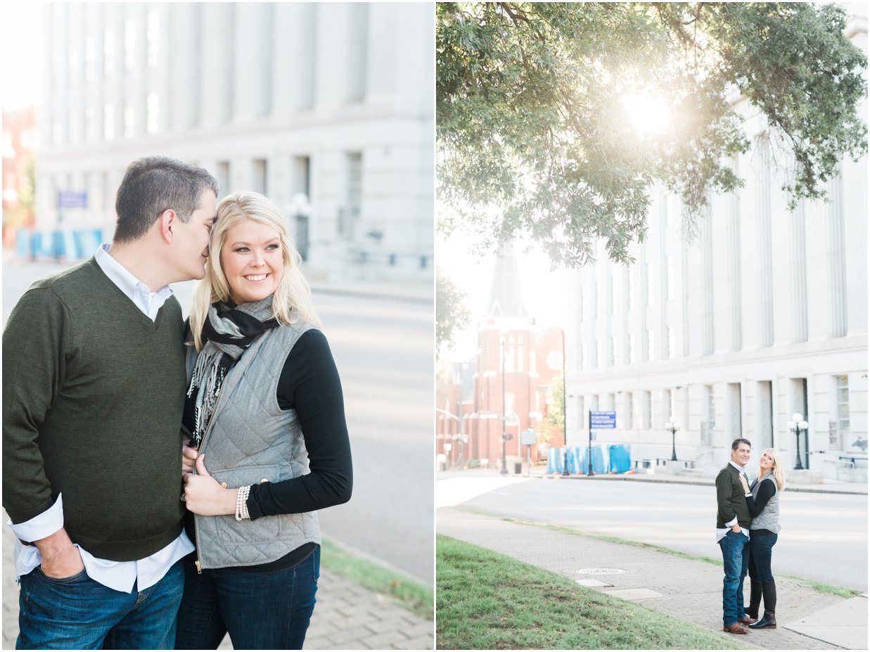 Downtown Raleigh Sunrise engagement session