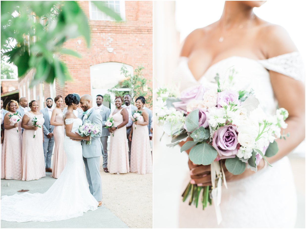 Light and airy wedding photography