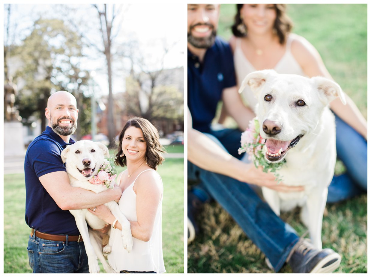 Engagement Photos with Dog