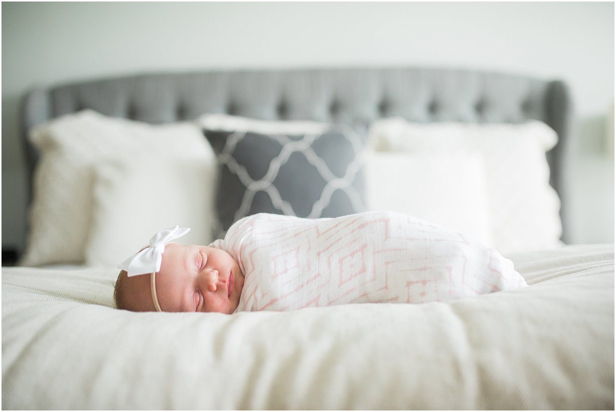Raleigh Newborn Photographer Baby Teagan - 2 Weeks Old