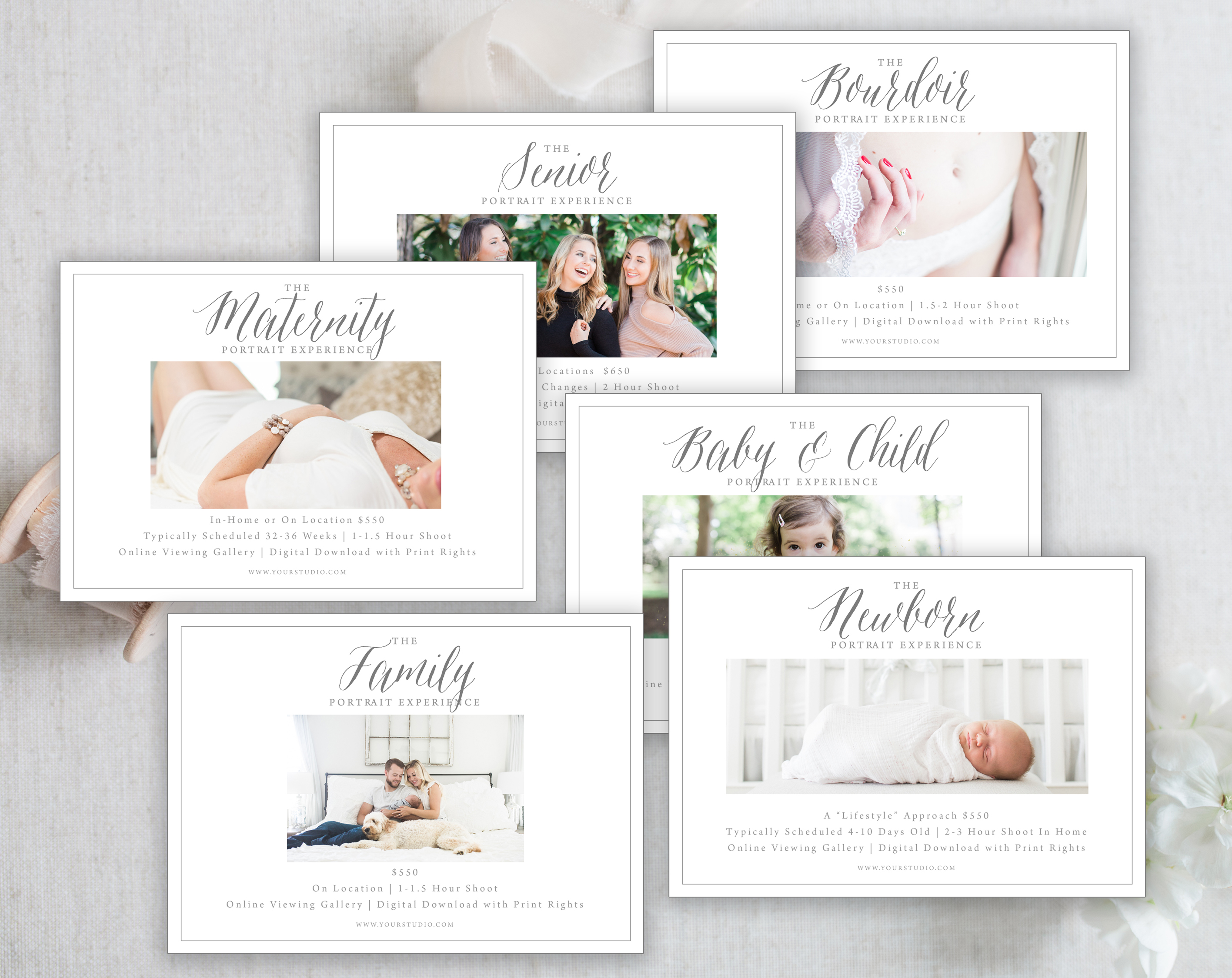 Photography Session Marketing Templates